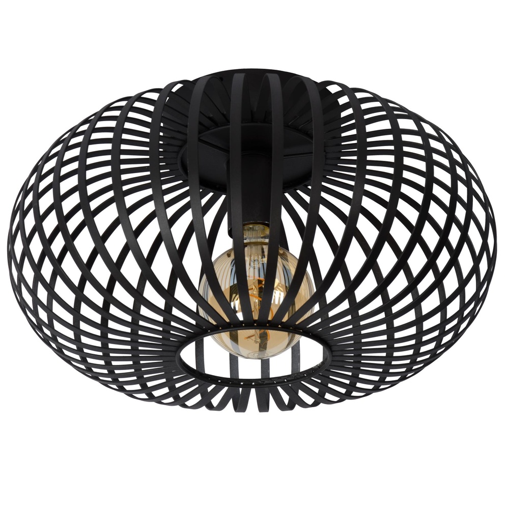 Lucide PlafondlampManuela Ø 39,5cm zwart - 78174/40/30